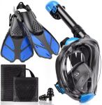 Viginsul Mask Fins Snorkeling Gear 