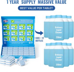 Washing Machine Cleaner Tablets, 24-Pack – Deep Clean Formula