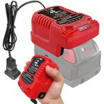 MAKBOS for Milwaukee 18V M18 Battery Replacement Rapid Charger,Portable Mini Quick Charger,DIY Charger Adapter (for 18V Battery Only)