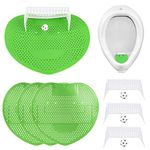 Pack of 4 Football Goal Urinal Screens, Pissoir Insert, Splash Guard, Urinal Screen, Hygienical Urinal Insert, Plastic Splash Guard for Pissoir Urinal Sieve Urinal Sieve Odour Remover