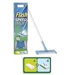 Flash Speed Mop Floor Cleaner Starter Kit, Spray Mop, All-In-One Floor Mopping System (4 Wet + 4 Dry Pads)