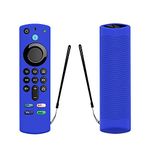 ETUZI Silicone Remote Cover Compatible for Fire TV Stick (3rd Gen, 2021) with All-New Alexa Voice Remote Case (Remote Not Included) (Blue)