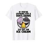 Pickleball Soft Serve Funny Pickleballer Lucky Pickleball T-Shirt