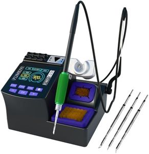 FUMEIYI C210 Heat and Soldering Station with Intelligent Temperature Control, Constant-Temperature, Digital Display, High Power, Triple Functions for Precision Soldering Irons Electronic Soldering Kit
