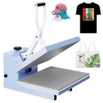 16X20 Heat Press Machine for t-Shirt, Digital Heat Transfer Press with Adjustable Pressure, Fast Heating Manual Press for Sublimation, Puff, Heat Transfer Project