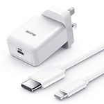 Quntis iPhone 14 13 Fast Charger with 2M USB C to Lightning Cable 20W MFi Certified USB Type C Power Adapter with Quick Charge 3.0 PD 3for iPhone 14 13 12 SE 2020 11 11Pro X XR XS Max 8 Plus iPad Pro