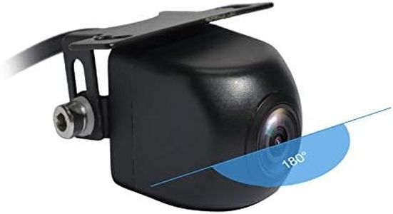 PARKVISION Car Rear View Reversing Multiview Backup Camera With True 180°Horizontal Super Wide Angle View/split view/top view modes,IP69K Waterproof Universal Vehicle Backup/front Camera System for