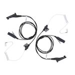 LEIMAXTE APX 6000/4000/8000 XPR 7550 XPR 7550e XPR 6350 6550 7350e 7580e Earpiece Headset for Motorola Radio with Acoustic Tube and PTT Mic (2 PCS)