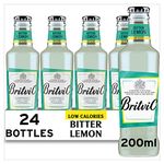 Britvic Bitter Lemon - Low Calorie Drink, 200 ml (Pack of 24)