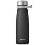 S'well Stainless Steel Traveler with Handle, 40oz, Onyx, Triple Layered Vacuum Insulated Containers Keeps Drinks Cold for 60 Hours and Hot for 20, BPA Free, Easy Carrying On The Go