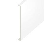 White, 350mm UPVC Fascia Capping Board 9mm Thick x 5m Length Plastic Window Cill Cover