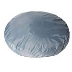 Molly Mutt Water-Resistant Dog Bed Liner, Nylon Bed Liner For Dogs, Easy To Clean, Gray, Round, 36”x36”x4.75”