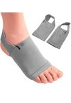 BADHI ENTERPRISE Flat Foot Arch Support Sleeve for Men & Women | Medial Arch Support Cushion for Flat Feet & Plantar Fasciitis Pain Relief | Free Size - 1 Pair | Compatible with Orthopedic Shoes and Slippers