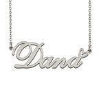 Stainless Steel Name Necklace Custom Made Jewelry Gifts for My Best Friend Dana