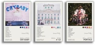 TOBIANG Melanie Poster Martinez Cry Baby K-12 Portals Music Album Cover Signed Limited Canvas Poster (Set of 3) Unframe:8inx12in(20x30cm)