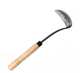 FINPAN Japanese Garden Tool Hand Hoe Safety Sickle is Perfect for Weeding and Cultivating (Snakeskin Crescent)