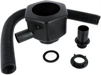 ANGIX | Water Butt Diverter Kit | Easy to Connects Downpipe to Water Butt | Plastic Material | Water Butt Diverter Kit Fits Both Round and Square Downpipes