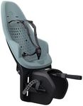 Thule Yepp 2 Maxi Rack-Mounted Child Bike seat, Adjustable footrests and 5-Point Harness, Easy to Mount Design, Reflective Details
