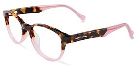 Lucky Brand Women's Eyeglasses D202 D/202 Tortoise/Pink Full Rim Optical Frame 51mm