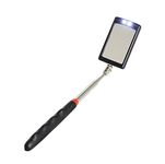 VViViD Telescoping Swivelling Inspection Mirror Tool w/Twin White LED Lights