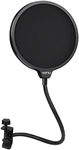 YOTTO Microphone Pop Filter Studio Windscreen Mic Cover Mask Shield with Flexible Gooseneck and Clamp for Blue Yeti, Audio Technica and All Microphones