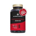 Testosterone Supplements for Men. Contributes to Normal Testo Levels | Maca, Fenugreek, Ginseng, B6, Taurine, Zinc, Black Pepper for Muscle & Energy Booster. 90 Capsules. Vegan N2 Natural Nutrition