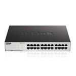 D-Link 24-Port Gigabit Unmanaged Desktop/Rackmount Switch, Rugged Metal Chassis, Fanless, Plug & Play, IEEE 802.3az Energy Efficient Ethernet (EEE), 5-Year Warranty (DGS-1024C)