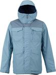 Burton Men's Shell Covert Jacket, La Sky/Winter Sky Stripe Texture, Medium