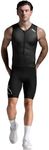 2XU Men's Core Trisuit - Black/White - Medium