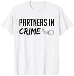 Partners in Crime Best Friend T Shirts Matching BFF Outfits T-Shirt