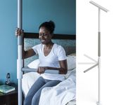 HEALTHCRAFT SuperBar, Universal Floor to Ceiling Grab Bar (8Ft), Transfer Pole for Seniors & Handicapped, Elderly Adults- Bedroom, Kitchen, Bath and Shower Safety - Up to 300Lbs…