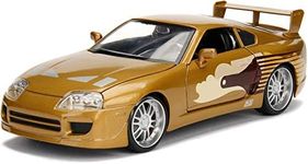 Jada 2 Fast 2 Furious Slap Jack's Toyota Supra Die-Cast Collectible Toy Vehicle Car, Gold with Decals, Copper