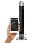 Princess Smart Tower Fan, 50 W, 3 Speed Settings, Smart Control and Free App, Works with Alexa