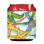 Caroline's Treasures Starfish Can or Bottle Beverage Insulator Hugger
