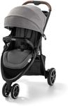 Graco Outpace LX All-Terrain 3-Wheel Baby Stroller, Cohen €” Compatible for Travel System, Easy One-Hand Fold, in-Seat Suspension for Comfortable Ride, Never-Flat Rubber Tires