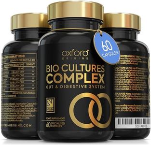 Advanced Probiotics for Gut Health | Scientifically Formulated Pre & Probiotic Gut Health Supplements | 60 Specialised Capsules with 5 Billion Bacterial Cultures, 100 Billion CFU/g Source | Made in UK