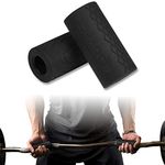 Joyfit - Fat Grip for Weightlifting- Non-Slip Grips for Pull-up Bars and Dumbbell, Thick Foam Padded, Muscle Building, High Grip Pads for Both Men and Women, in Pair (Black)