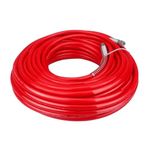 25ft 1/4inch Airless Paint Sprayer Hose Flexible Fiber Tube Spray Paint Coating Latex Accessories for Graco Wagner Titan Sprayer 4350 PSI Red