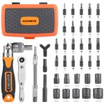 Ratcheting Screwdriver Set: KeenWise 38-in-1 Ratchet Screwdriver Tools Versatile Magnetic Tools for Mechanics and DIY Enthusiasts (2880A)