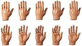 Set of Ten Dark Skin Tone Finger Ha