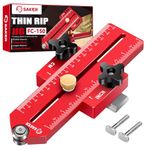 Saker Thin Rip Jig Table Saw Jig Guide, Making Repetitive Narrow Strip Cuts, Fit for 3/4" x 3/8" Slots, for Table Saw Band Saw Router Table