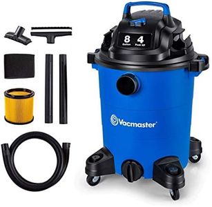 Vacmaster 4 Peak HP 8 Gallon Wet Dry Vacuum Cleaner Lightweight Powerful Suction Shop Vacuum with Blower Function for Dog Hair,Garage,Car,Home & Workshop