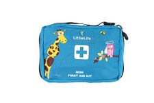 LittleLife Mini First Aid Kit with CE Certified Contents, Ideal for Home and Family Holidays to Treat Common Injuries