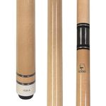 ASKA L3 No Wrap Pool Cue Stick, 58" Hard Rock Canadian Maple, 13mm Hard Tip, Improve Your Game (Natural 19-Ounce)