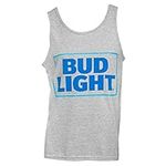 Bud Light Men's Grey Tank Top XL