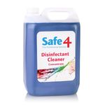 Safe4 5L Professional Pet & Animal Safe Multi-Purpose Disinfectant Cleaner Concentrate - Freshmint - Ideal for Home, Animal & Pet Cages, Vets & General & Domestic Cleaning - Manufactured in UK