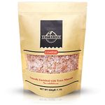 Pure Himalayan Pink Sea Salt (Coarse) - 500 grams | Natural | Unrefined | Rich in 84+ Essential Minerals | Ecofriendly Resealable Pouch