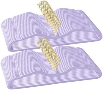 Velvet Short Neck Hangers - Heavy-Duty, Non-Slip Felt Surface, Space-Saving Design with Anti-Slip Grooves & Shoulder Shape, 360° Rotating Hooks, Durable for Coats, Shirt& Dresses