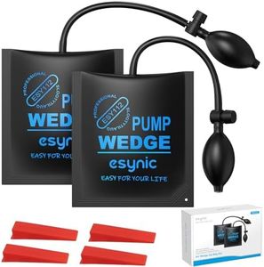 eSynic Air Pump Wedge Up Bag Wedge Pump Alignment Tool for Home Use Door Window Installation and Auto Repair-2PCS