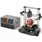 Anycubic Kobra 3 V2 Combo, Smart Multicolor 3D Printer, High-Speed Printing up to 600mm/s, Built-in Camera & Active Filament Drying for Unmatched Efficiency and Higher Success Rates, 255 * 255 * 260mm